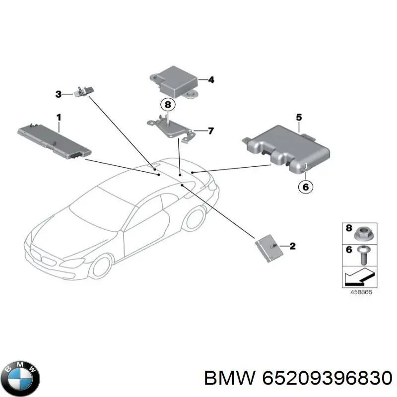  BMW 65209396827 цена, от 38.01 USD