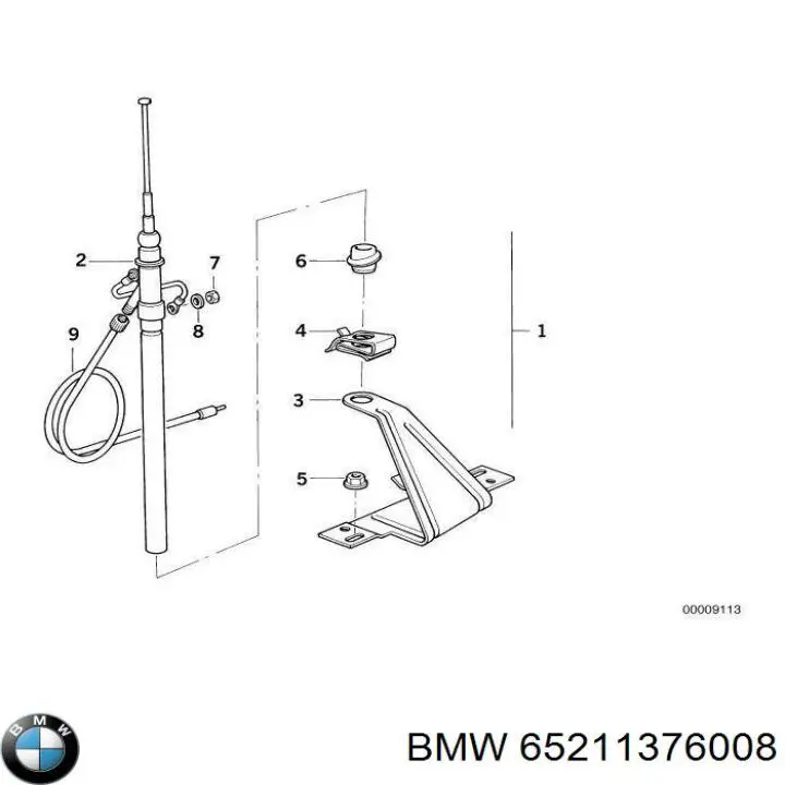 Купить 65211376008 BMW 