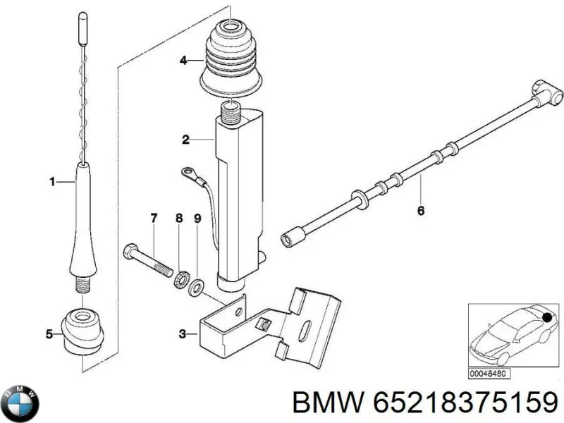 BMW 65218375159 цена, от 217.92 USD