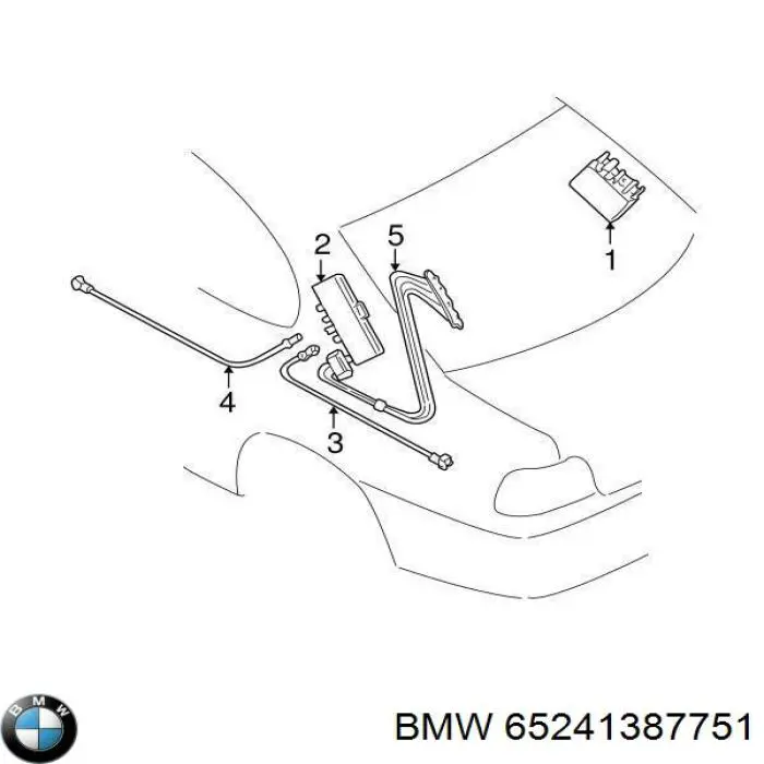 Купить 65241387751 BMW 