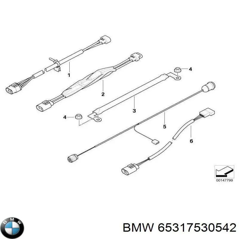  BMW 65317530542 цена, от 16.15 USD