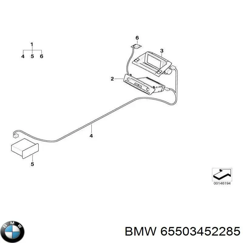 65503452285 BMW Бортовой компьютер