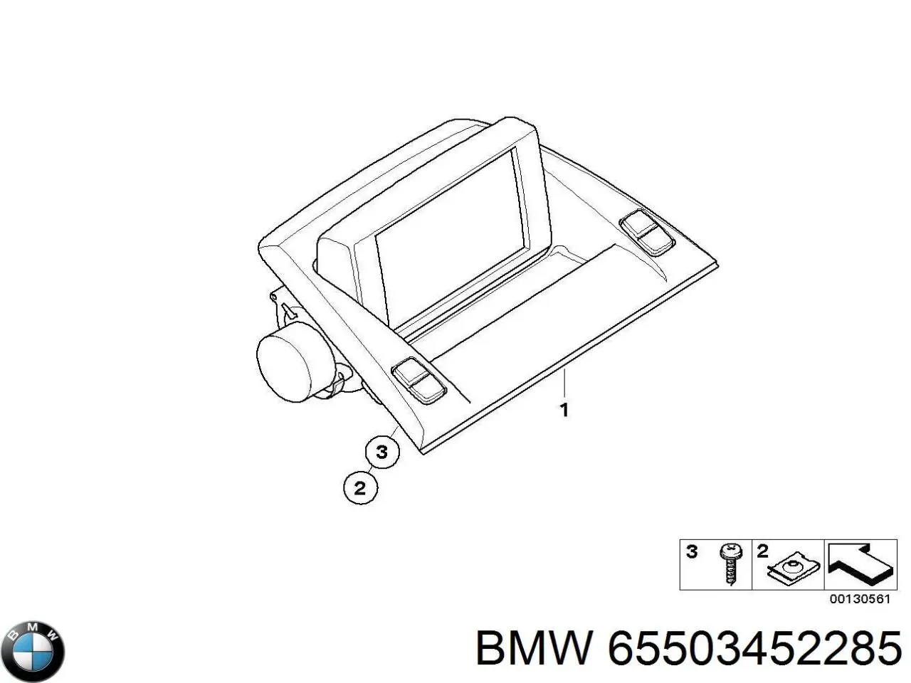 Дисплей многофункциональный BMW 65503452285 цена, от 126.69 USD