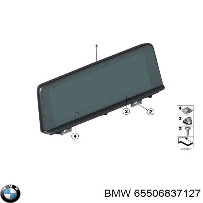 Дисплей многофункциональный BMW 65506837127 цена, от 98.76 USD