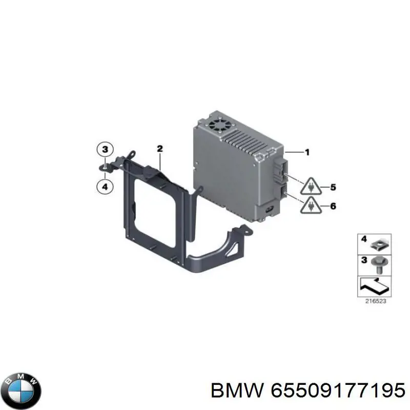 65509177195 BMW módulo de vídeo