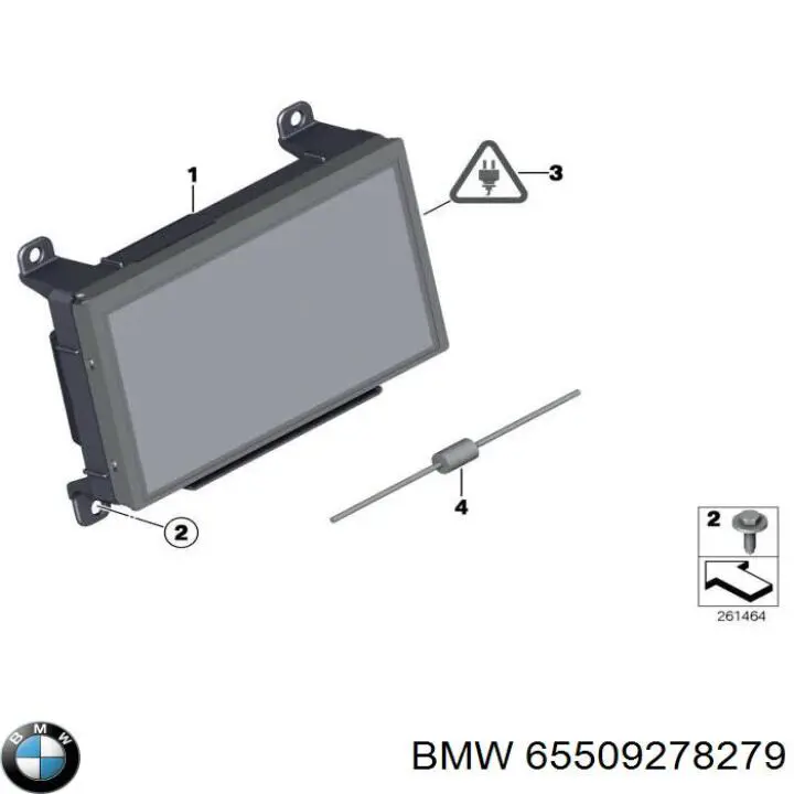 Дисплей многофункциональный 65509278279 BMW