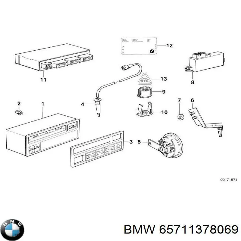  BMW 65711378069 цена, от 3.78 USD