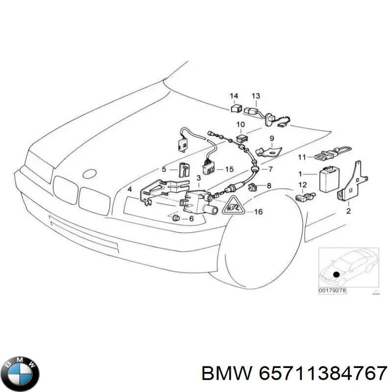  65711384767 BMW