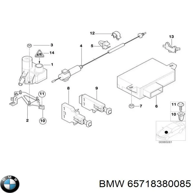  BMW 65718380085 цена, от 152.99 USD