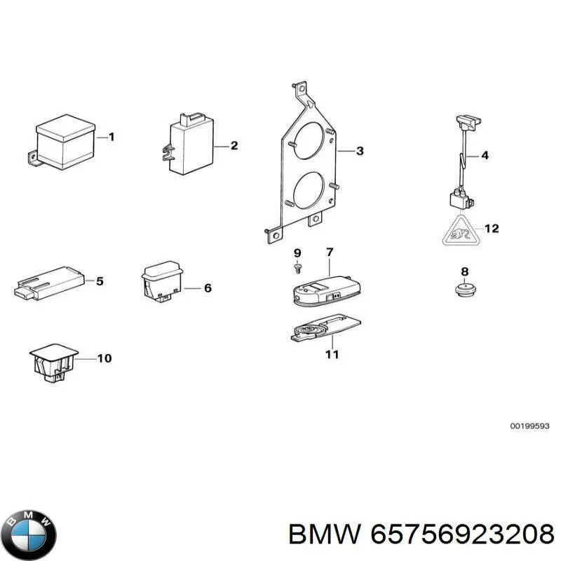 Датчик антикрена BMW 65756923208 цена, от 6.33 USD