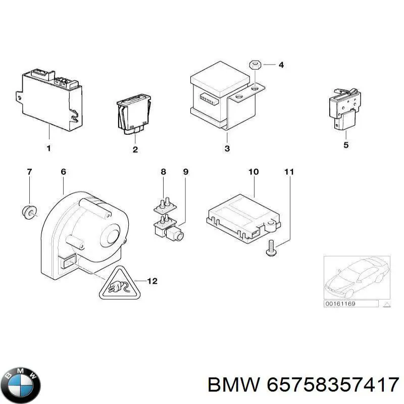  BMW 65758357417 цена, от 12.70 USD