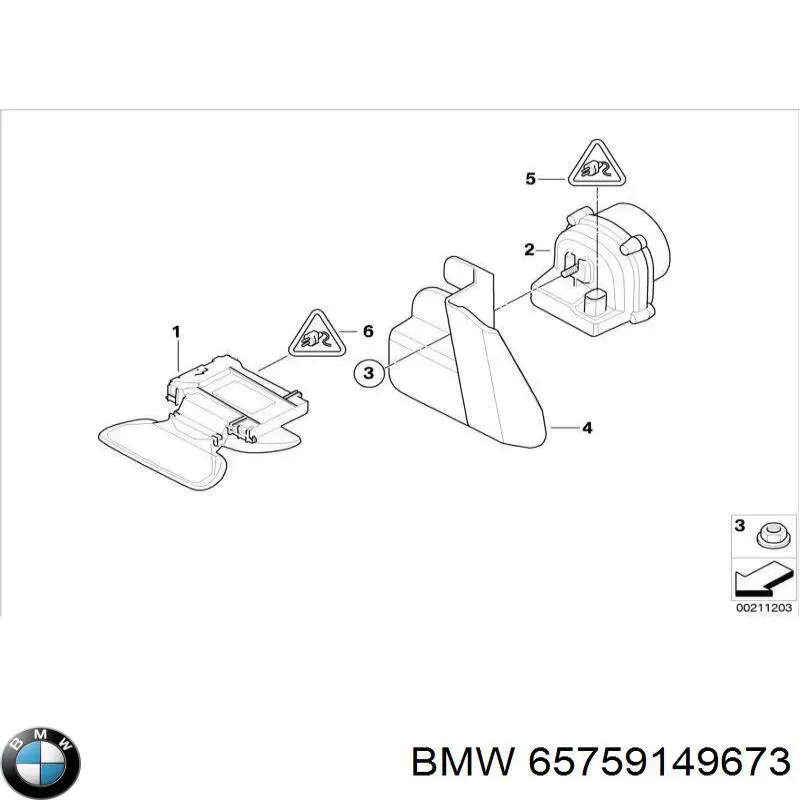 Купить 65759149673 BMW 