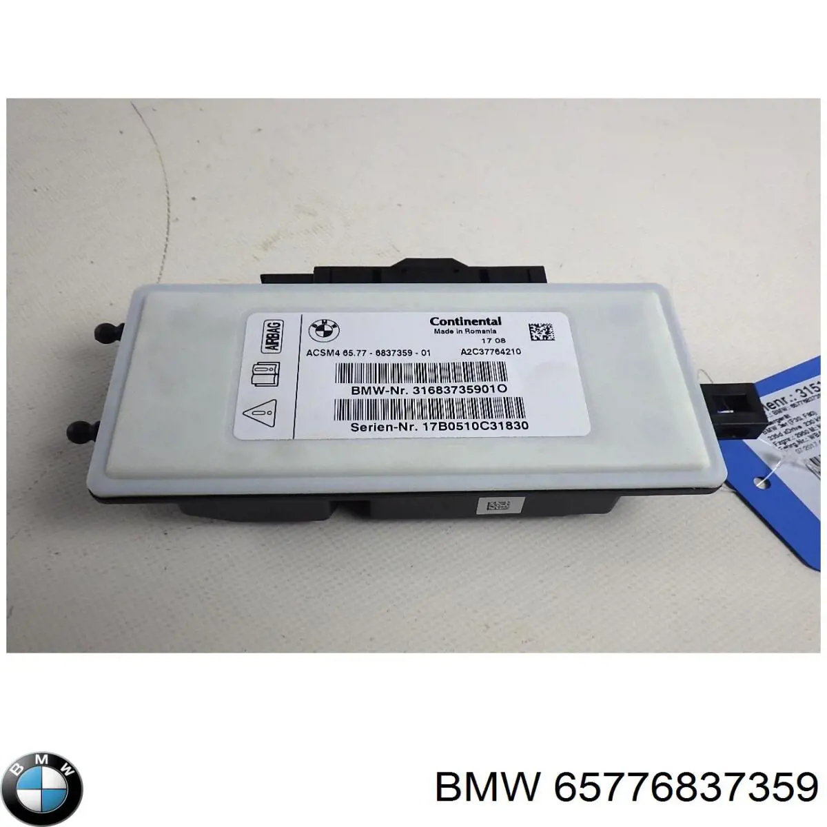 Блок управления airbag BMW 65776837359 цена, от 14.11 USD