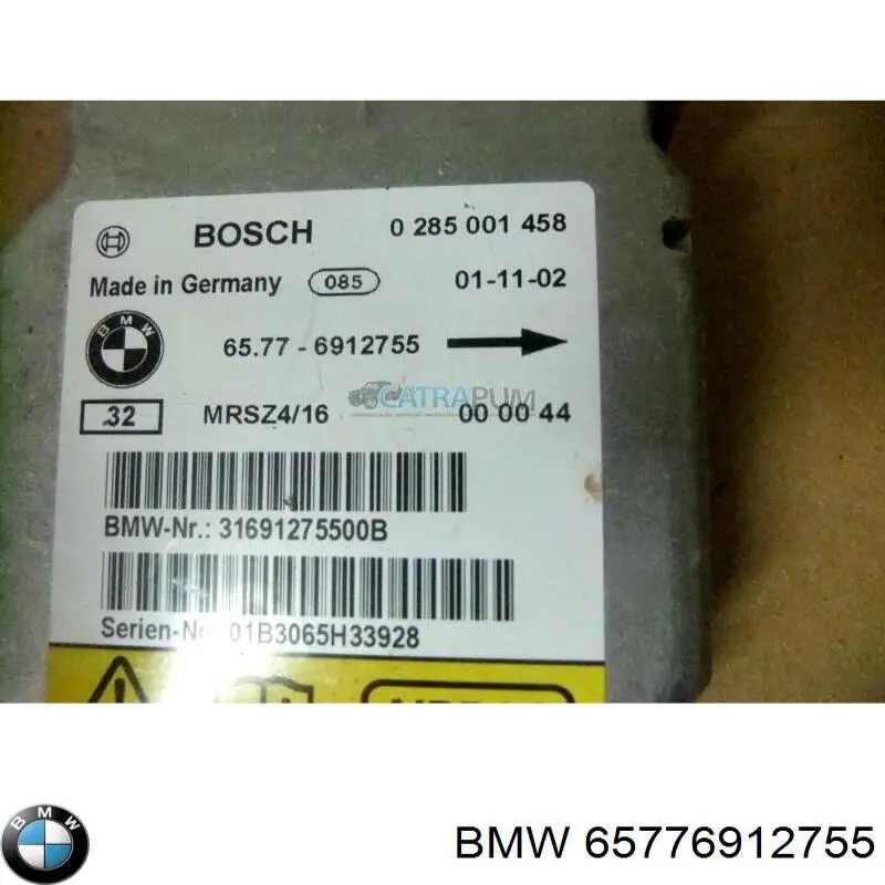 Купить 65776912755 BMW Модуль-процессор управления подушкой безопасности