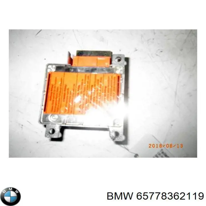65778362119 BMW модуль-процессор управления подушкой безопасности (эбу airbag)
