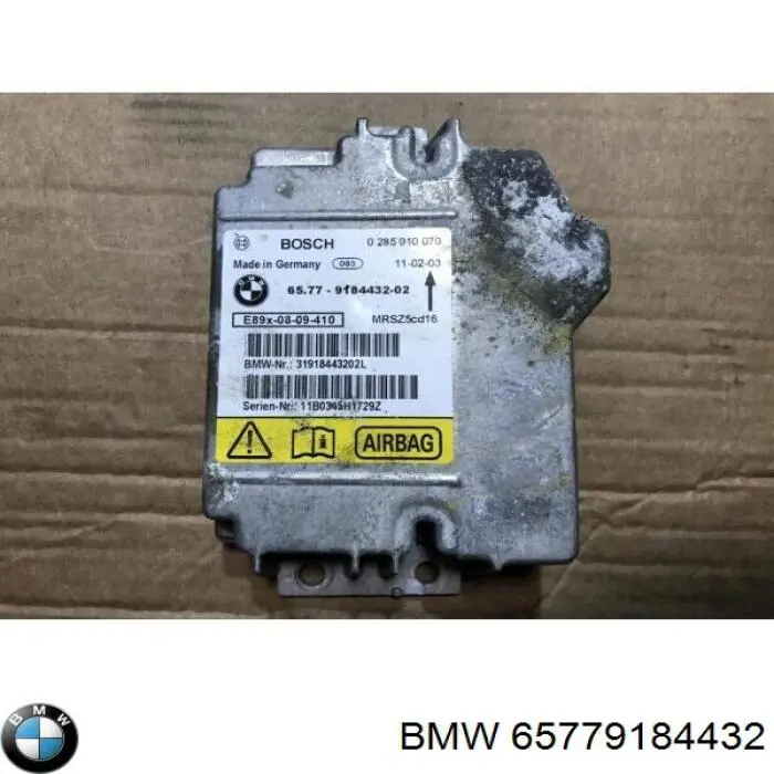 Модуль-процессор управления подушкой безопасности (ЭБУ AIRBAG) BMW 65779184432
