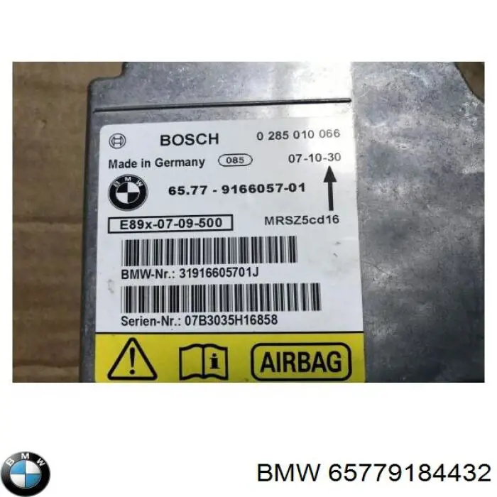 Модуль-процессор управления подушкой безопасности (ЭБУ AIRBAG) 65779110258 BMW