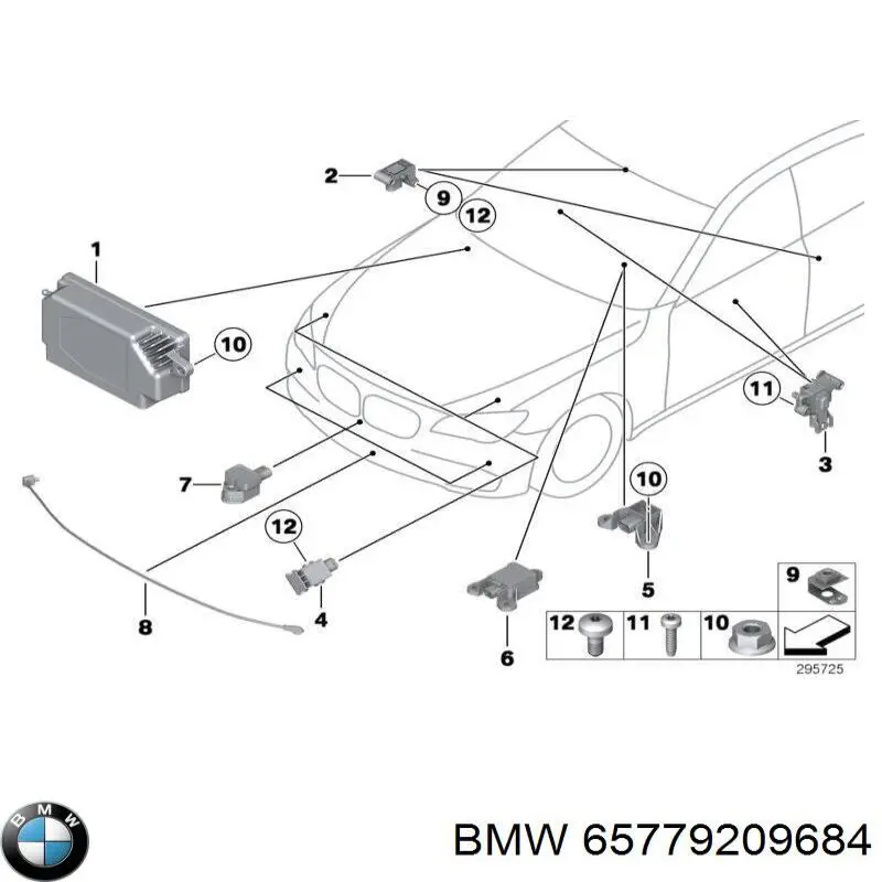 Блок управления airbag BMW 65779209684 цена, от 49.41 USD