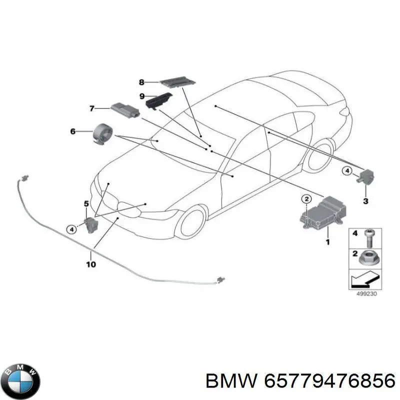  BMW 65775A1FC42 цена, от 342.07 USD