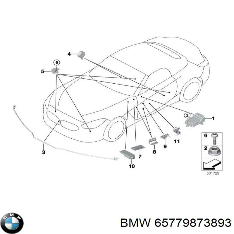  BMW 65779873893 цена, от 342.07 USD