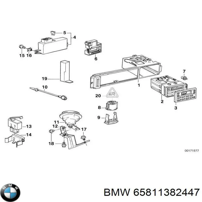 Датчик температуры окружающей среды BMW 1383204 цена, от 57.13 USD