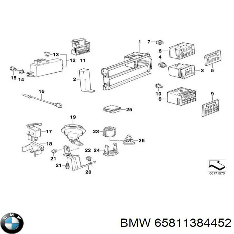  65811384452 BMW