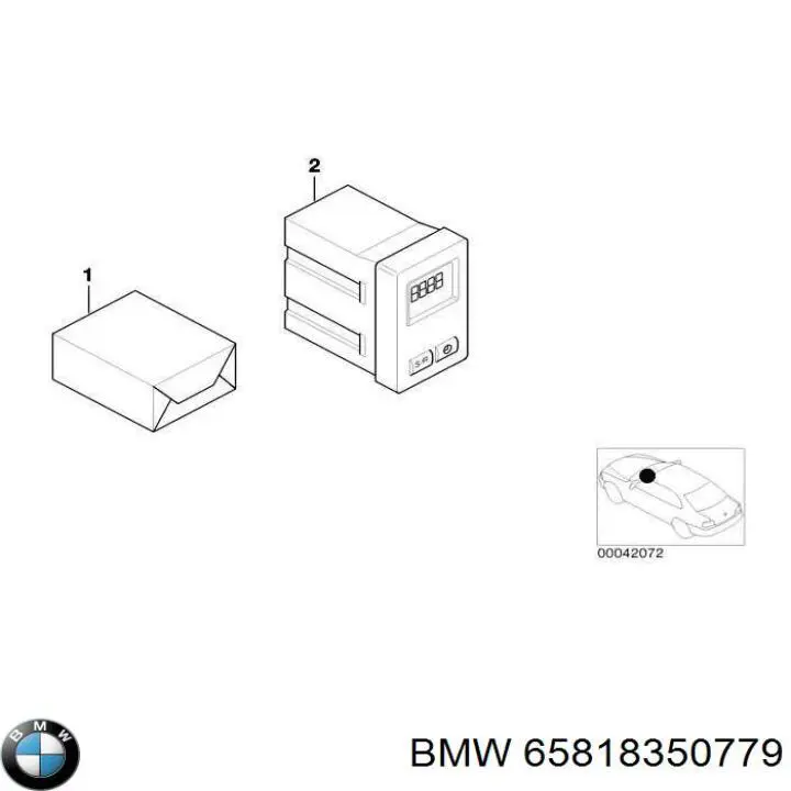 Датчик температуры окружающей среды BMW 3 седан (E36) (1990 - 1998) цена, от 36.58 USD