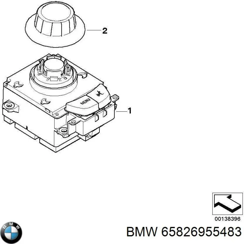 Модуль зажигания (коммутатор) 65826955483 BMW