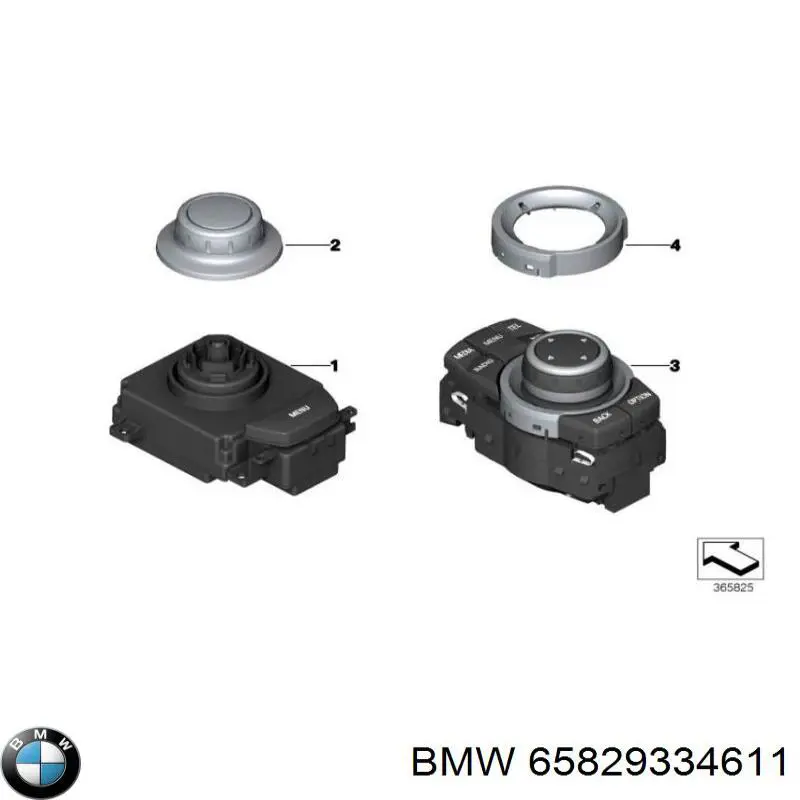 Многофункциональный джойстик управления BMW 65829334611 цена, от 126.69 USD
