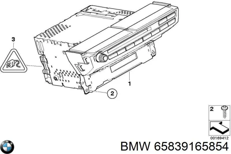 Магнитола 65839165854 BMW