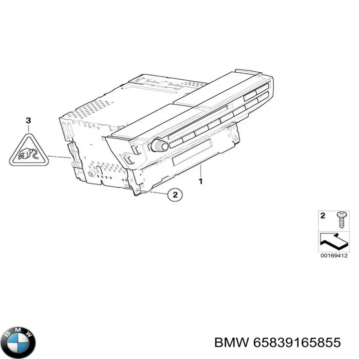 Магнитола (радио AM/FM) BMW 65839165855 цена, от 380.08 USD