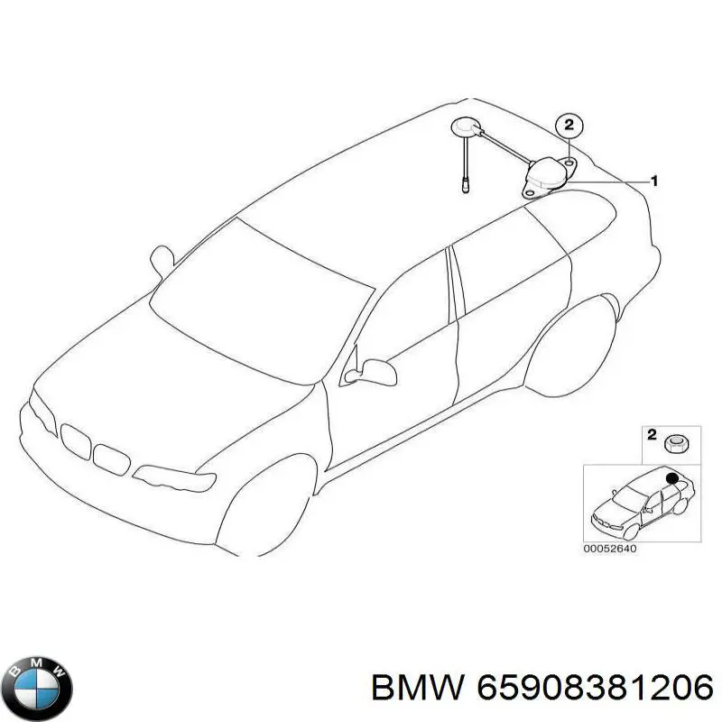 Антенна GPS BMW 65908381206 цена, от 11.40 USD