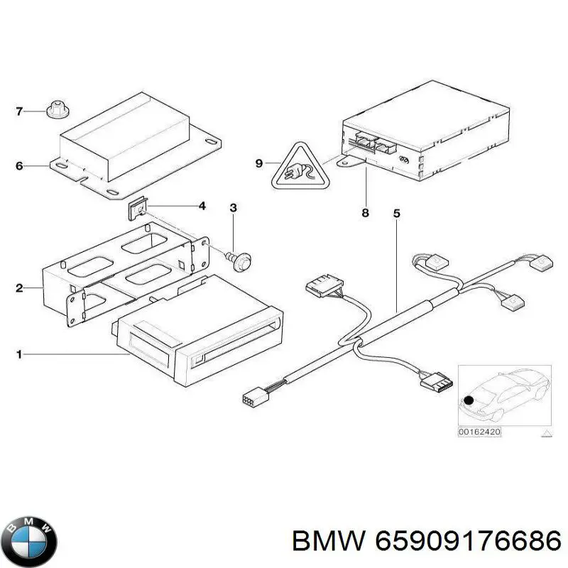 Купить 65909176686 BMW 