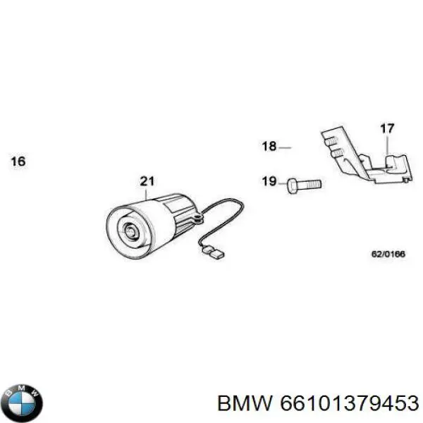 Ключ замка зажигания на BMW 5 (E34) купить.