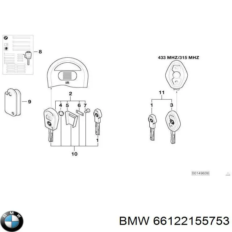 66122155753 BMW 