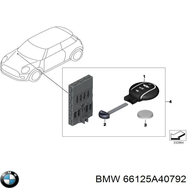  BMW 66125A56078 цена, от 25.34 USD