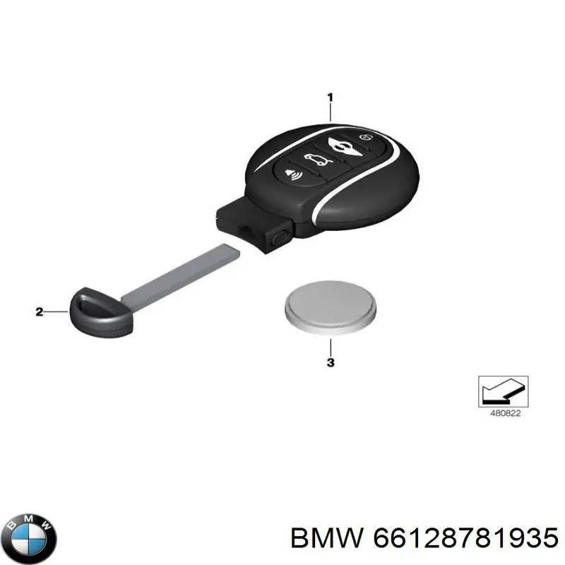 Купить 66128781935 BMW 