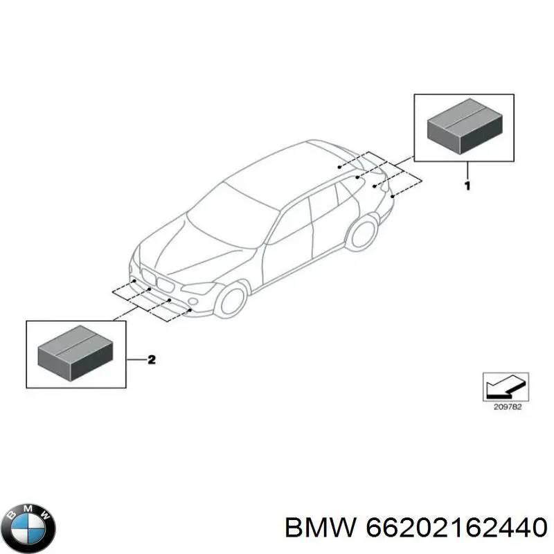 66202162440 BMW 