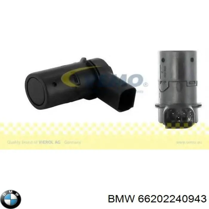66202240943 BMW датчик сигнализации парковки (парктроник передний/задний центральный)