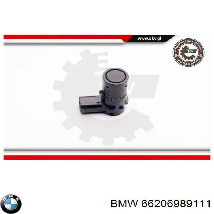 66206989111 BMW датчик сигнализации парковки (парктроник передний/задний центральный)