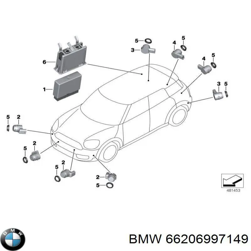 BMW 66209476555 цена, от 31.74 USD