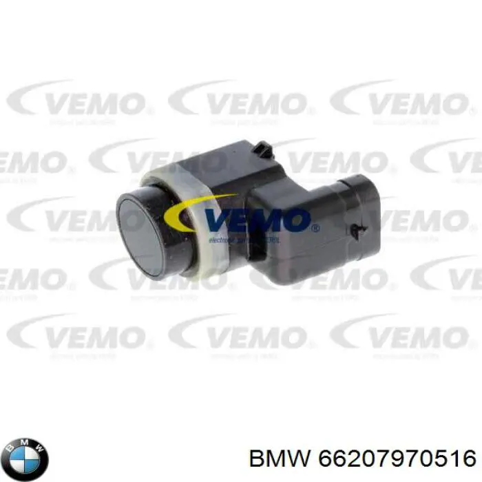 66207970516 BMW sensor de sinalização de estacionamento (sensor de estacionamento dianteiro/traseiro central)