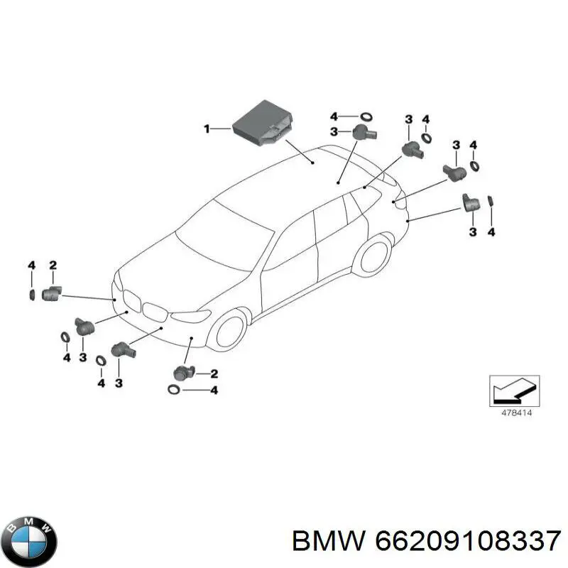  66209108337 BMW