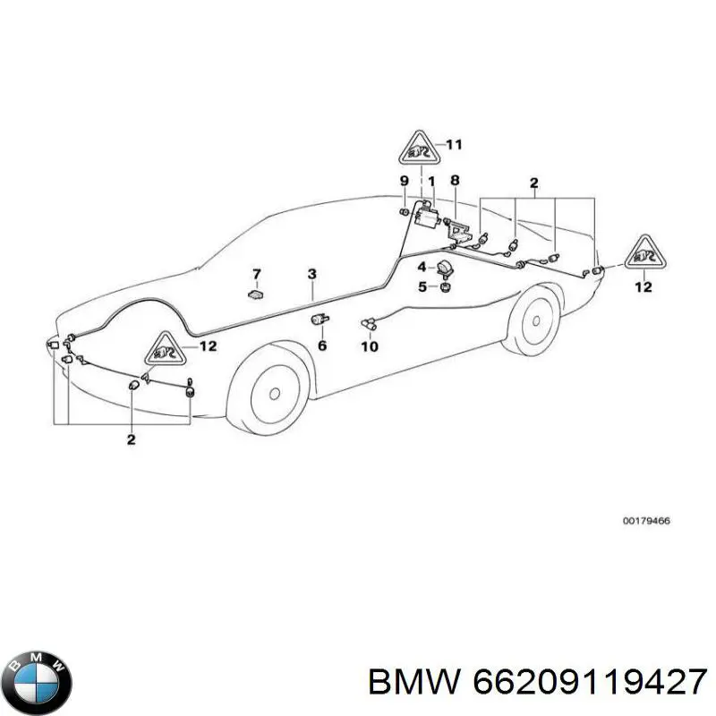 Модуль управления парктроником 66216904010 BMW