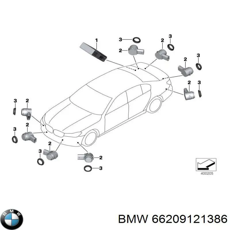  BMW 66209121386 цена, от 213.62 USD