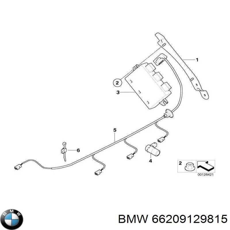 Модуль управления (ЭБУ) парктроником BMW 66216900270 цена, от 12.67 USD