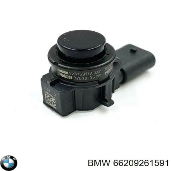 66209261591 BMW датчик сигнализации парковки (парктроник передний/задний центральный)