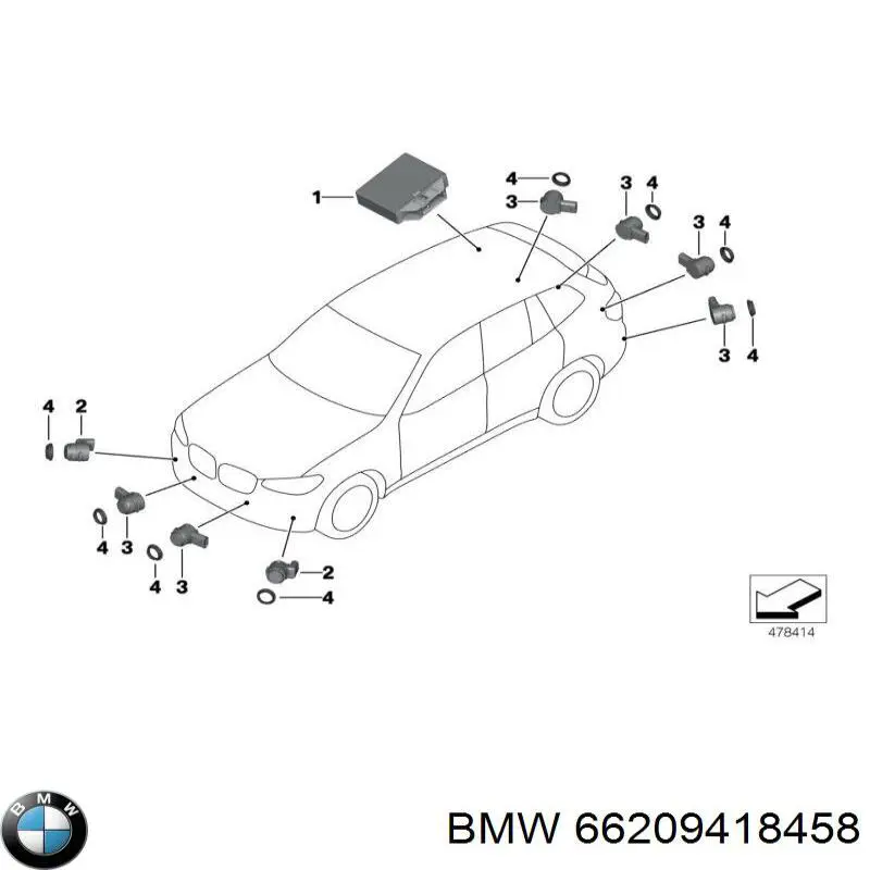 66209418458 BMW 