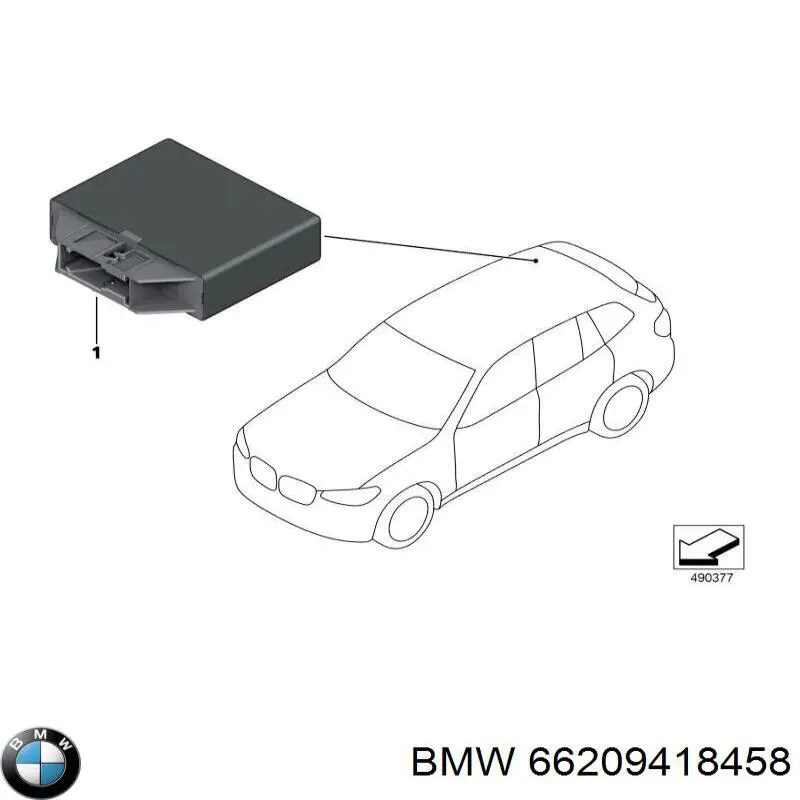  BMW 66209418458 цена, от 44.34 USD