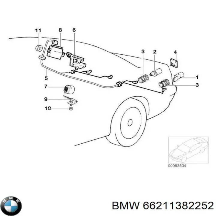  66211382252 BMW